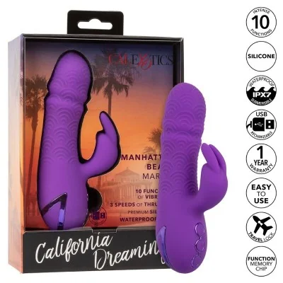 CALEXOTICS - MANHATTAN BEACH MARVEL VIBRATOR RABBIT PURPLE BY