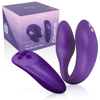 WE-VIBE - CHORUS VIBRATOR FOR COUPLES WITH LILAC SQUEEZE CONTROL WE-VIBE - CHORUS VIBRATOR FOR COUPLES WITH LILAC SQUEEZE CONTROL