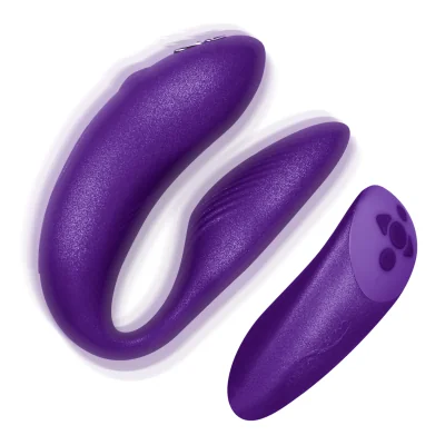 WE-VIBE - CHORUS VIBRATOR FOR COUPLES WITH LILAC SQUEEZE CONTROL WE-VIBE - CHORUS VIBRATOR FOR COUPLES WITH LILAC SQUEEZE CONTROL