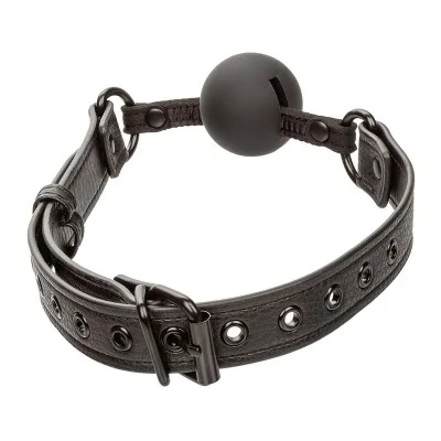 CALEXOTICS - NOCTURNAL BALL GAG SILICONE BLACK CALEXOTICS - NOCTURNAL BALL GAG SILICONE BLACK