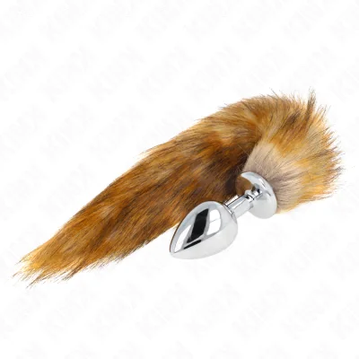KINK - ANAL PLUG SIZE L 10 X 4 CM WITH SYNTHETIC TAIL 40 CM