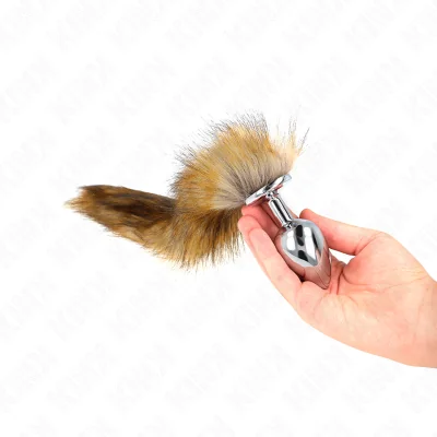 KINK - ANAL PLUG SIZE L 10 X 4 CM WITH SYNTHETIC TAIL 40 CM