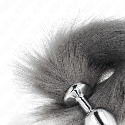 KINK - ANAL PLUG SIZE M 8 X 3.5 CM WITH SYNTHETIC TAIL 40 CM