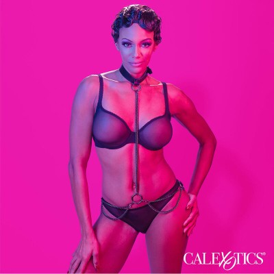CALEXOTICS - EUPHORIA CHAIN HALTER COLLAR LEASH CALEXOTICS - EUPHORIA CHAIN HALTER COLLAR LEASH
