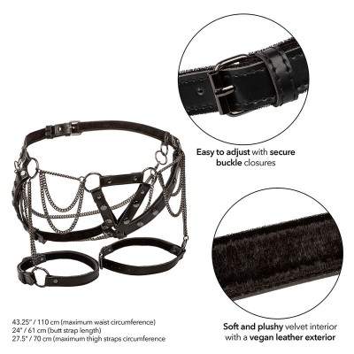 CALEXOTICS - EUPHORIA MULTICHAIN THIGH HARNESS PREMIUM CALEXOTICS - EUPHORIA MULTICHAIN THIGH HARNESS PREMIUM