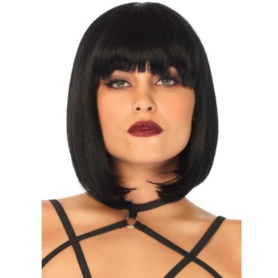 LEG AVENUE - SHORT NATURAL BOB WIG BLACK LEG AVENUE - SHORT NATURAL BOB WIG BLACK