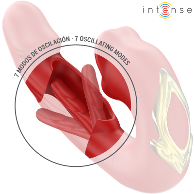 INTENSE - NATHY DOUBLE VIBRATOR WITH MULTIFUNCTION STIMULATING INTENSE - NATHY DOUBLE VIBRATOR WITH MULTIFUNCTION STIMULATING