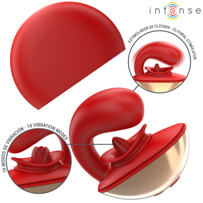 INTENSE - MARIAH VIBRATOR STIMULATOR IN U SHAPE 10 VIBRATIONS INTENSE - MARIAH VIBRATOR STIMULATOR IN U SHAPE 10 VIBRATIONS