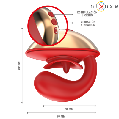 INTENSE - MARIAH VIBRATOR STIMULATOR IN U SHAPE 10 VIBRATIONS INTENSE - MARIAH VIBRATOR STIMULATOR IN U SHAPE 10 VIBRATIONS