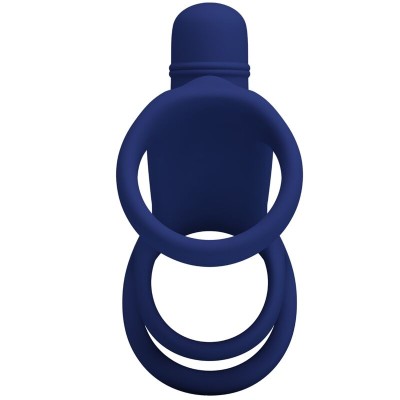 PRETTY LOVE - ELISH VIBRATING RING WITH EXTENSION BLUE PRETTY LOVE - ELISH VIBRATING RING WITH EXTENSION BLUE