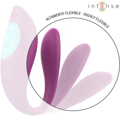 INTENSE - ANNIE U-SHAPED VIBRATOR AND STIMULATOR PURPLE REMOTE INTENSE - ANNIE U-SHAPED VIBRATOR AND STIMULATOR PURPLE REMOTE