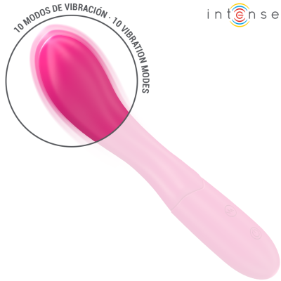 INTENSE - LISETTE VIBRATOR 19 CM FLEXIBLE 10 VIBRATIONS PINK INTENSE - LISETTE VIBRATOR 19 CM FLEXIBLE 10 VIBRATIONS PINK