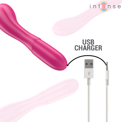 INTENSE - LISETTE VIBRATOR 19 CM FLEXIBLE 10 VIBRATIONS PINK INTENSE - LISETTE VIBRATOR 19 CM FLEXIBLE 10 VIBRATIONS PINK