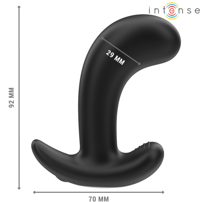 INTENSE - CHANDLER ANAL PLUG 10 VIBRATIONS BLACK REMOTE CONTROL INTENSE - CHANDLER ANAL PLUG 10 VIBRATIONS BLACK REMOTE CONTROL