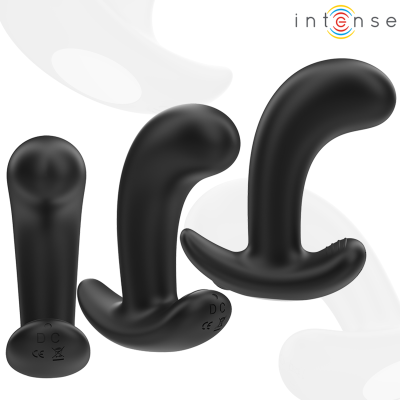 INTENSE - CHANDLER ANAL PLUG 10 VIBRATIONS BLACK REMOTE CONTROL INTENSE - CHANDLER ANAL PLUG 10 VIBRATIONS BLACK REMOTE CONTROL