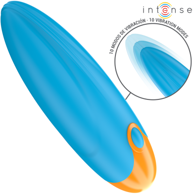 INTENSE - MIKE VIBRATING BULLET 10 VIBRATIONS BLUE REMOTE