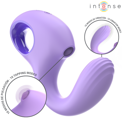 INTENSE - BAXTER VIBRATOR STIMULATOR VIOLET REMOTE CONTROL