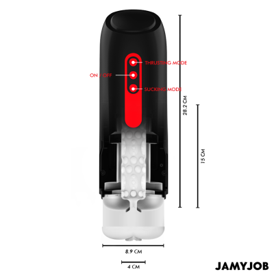 JAMYJOB - PHANTOM AUTOMATIC VAGINA MASTURBATOR 5 SUCTION AND JAMYJOB - PHANTOM AUTOMATIC VAGINA MASTURBATOR 5 SUCTION AND