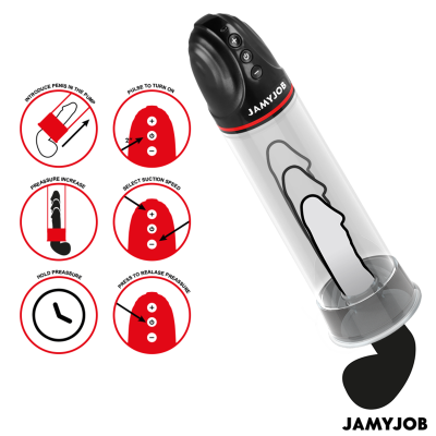 JAMYJOB - XPAND AUTOMATIC PUMP 3 SUCTION LEVELS GREY JAMYJOB - XPAND AUTOMATIC PUMP 3 SUCTION LEVELS GREY