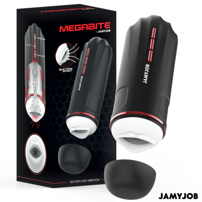 JAMYJOB - MEGABITE AUTOMATIC MOUTH MASTURBATOR 5 SUCTION AND