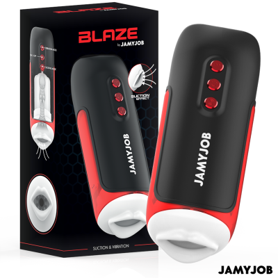 JAMYJOB - BLAZE AUTOMATIC MOUTH MASTURBATOR 5 SUCTION AND