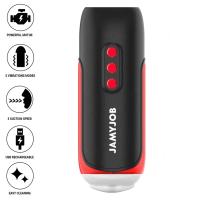 JAMYJOB - BLAZE AUTOMATIC MOUTH MASTURBATOR 5 SUCTION AND JAMYJOB - BLAZE AUTOMATIC MOUTH MASTURBATOR 5 SUCTION AND