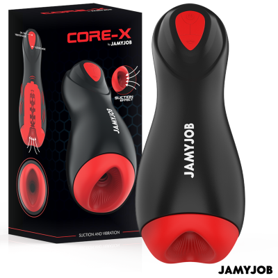 JAMYJOB - CORE-X AUTOMATIC MASTURBATOR 5 SUCTION AND VIBRATION JAMYJOB - CORE-X AUTOMATIC MASTURBATOR 5 SUCTION AND VIBRATION