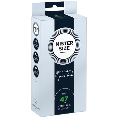 MISTER SIZE - CONDOMS SIZE XS 47 MM (10 UNITS) MISTER SIZE - CONDOMS SIZE XS 47 MM (10 UNITS)