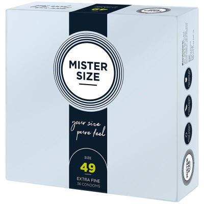 MISTER SIZE - CONDOM SIZE S 49 MM (36 UNITS) MISTER SIZE - CONDOM SIZE S 49 MM (36 UNITS)