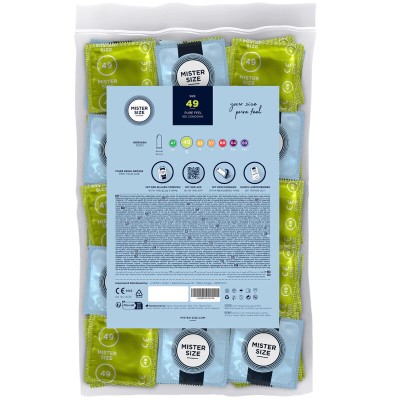 MISTER SIZE - CONDOM SIZE S 49 MM (100 UNITS) MISTER SIZE - CONDOM SIZE S 49 MM (100 UNITS)