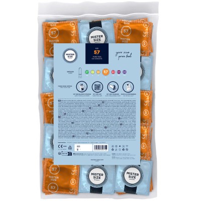 MISTER SIZE - CONDOM SIZE L 57 MM (100 UNITS) MISTER SIZE - CONDOM SIZE L 57 MM (100 UNITS)
