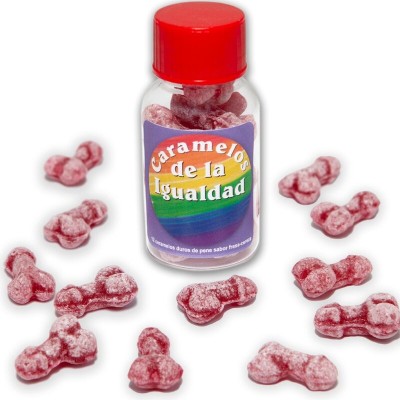 DIABLO PICANTE - 12 STRAWBERRY/CHERRY PENIS SHAPE EQUALITY DIABLO PICANTE - 12 STRAWBERRY/CHERRY PENIS SHAPE EQUALITY