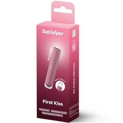 SATISFYER - FIRST KISS WAVE CLITORIS STIMULATOR GARNET SATISFYER - FIRST KISS WAVE CLITORIS STIMULATOR GARNET