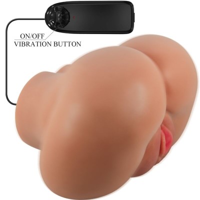 CRAZY BULL - LUNA VIBRATOR BUTT WITH REALISTIC VAGINA AND ANUS