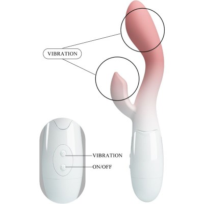PRETTY LOVE - BRIGHTY G-SPOT VIBRATOR + CLITORIS STIMULATOR 30