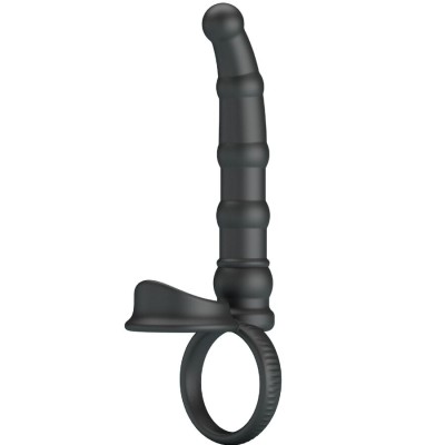 PRETTY LOVE - TATUM VIBRATING PENIS RING WITH PLUG 10