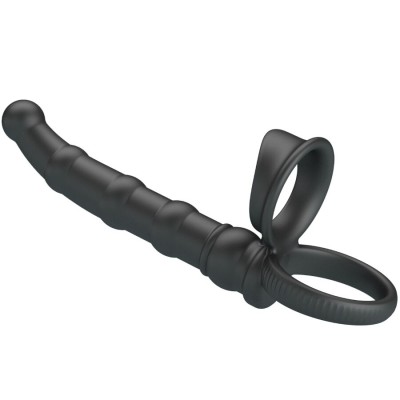 PRETTY LOVE - TATUM VIBRATING PENIS RING WITH PLUG 10