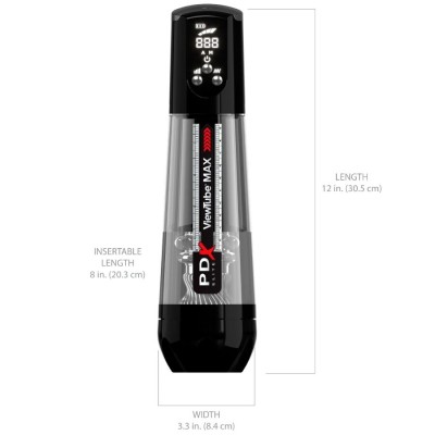PDX ELITE - VIEWTUBE MAX VIEW AUTOMATIC MASTURNADOR WITH PDX ELITE - VIEWTUBE MAX VIEW AUTOMATIC MASTURNADOR WITH