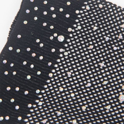 SUBBLIME - 957469SHINE TRANSPARENT GLOVES BLACK S/M SUBBLIME - 957469SHINE TRANSPARENT GLOVES BLACK S/M