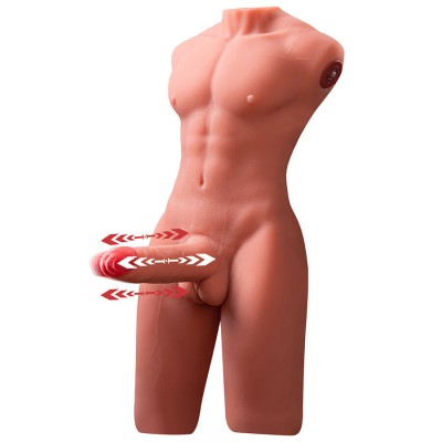 XISE - JASON HALF BODY REALISTIC MALE TORSO WITH THRUSTING AND XISE - JASON HALF BODY REALISTIC MALE TORSO WITH THRUSTING AND