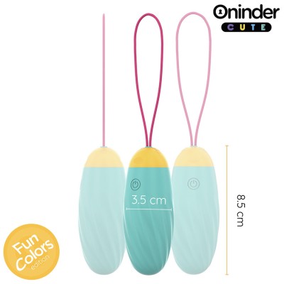 ONINDER CUTE - LOVE PLEASURE VIBRO-ROTATING SILICONE GEM EGG -