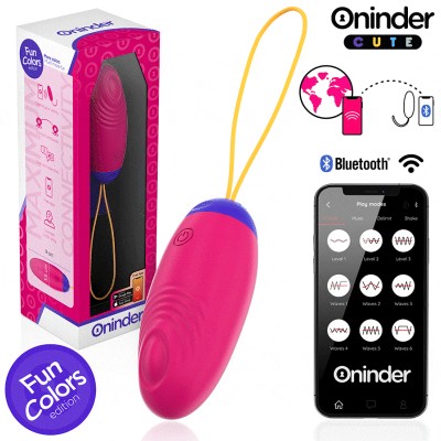 ONINDER CUTE - LOVE PLEASURE VIBRO-WAVE TAPPING SILICONE EGG -
