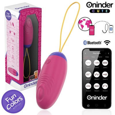ONINDER CUTE - LOVE PLEASURE VIBRO-WAVE TAPPING SILICONE EGG -