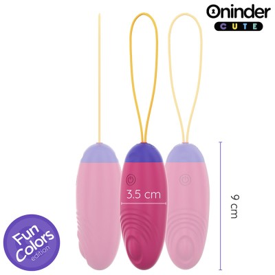 ONINDER CUTE - LOVE PLEASURE VIBRO-WAVE TAPPING SILICONE EGG -