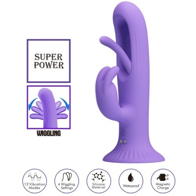 PRETTY LOVE - KILLMOULIS RABBIT VIBRATOR 12 VIBRATION MODES