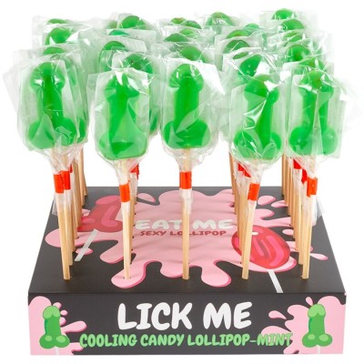 SECRETPLAY - MINT CANDY PENIS LOLLIPOP DISPLAY WITH COLD EFFECT