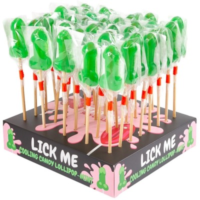 SECRETPLAY - MINT CANDY PENIS LOLLIPOP DISPLAY WITH COLD EFFECT