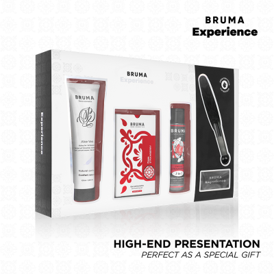 BRUMA XPERIENCE - SWEET STRAWBERRY TEMPTATION KIT WITH ORGASM BRUMA XPERIENCE - SWEET STRAWBERRY TEMPTATION KIT WITH ORGASM
