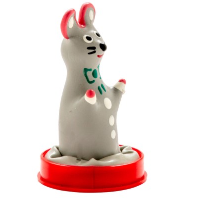 CONDOMERIE - HANDPAINTED NOVELTY CONDOMS MOUSE MODEL 1