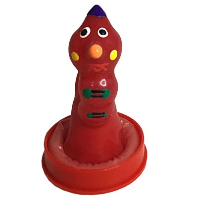 CONDOMERIE - HANDPAINTED NOVELTY CONDOMS WORM CONDOMERIE - HANDPAINTED NOVELTY CONDOMS WORM